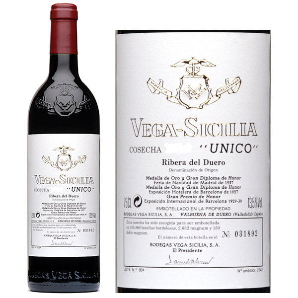 Rượu vang Vega Sicilia Unico