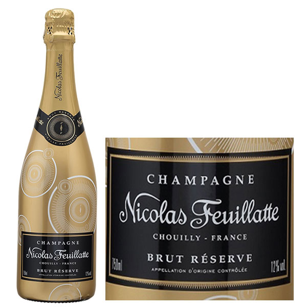 Rượu Vang Nicolas Feuillatte Brut Réserve Gold Label