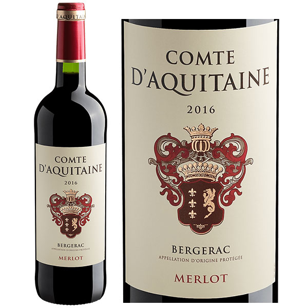 Rượu Vang Comte D'Aquitaine Bergerac Merlot