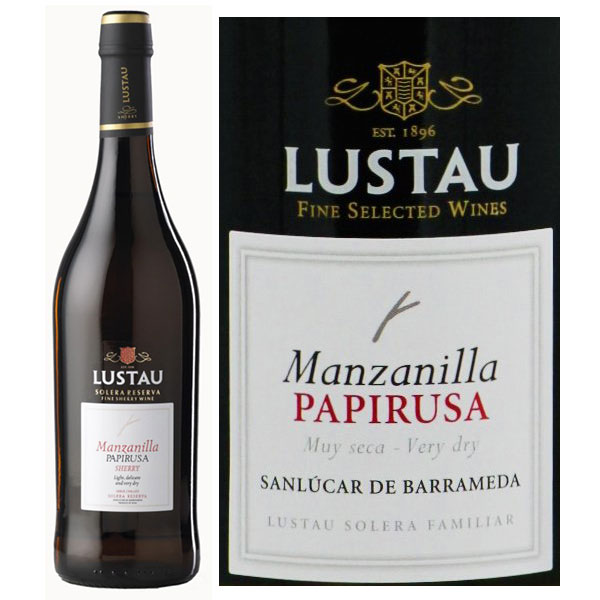Rượu Vang Lustau Manzanilla Papirusa Sherry