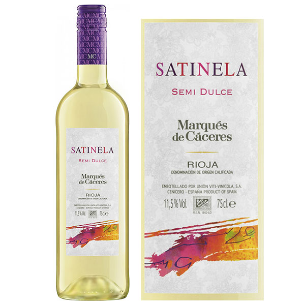 Rượu Vang Marques De Caceres Satinela Semi Dulce