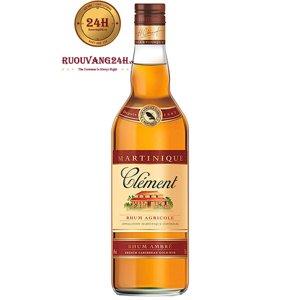 Rượu Clement Rhum Agricole Rhum Ambre Martinique - Rượu Vang 24H