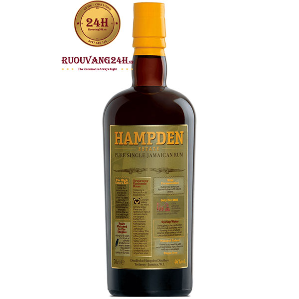 Rượu Hampden Pure Single Jamaican Rum