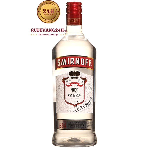 Rượu Smirnoff Vodka Red 700 ML