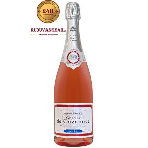 Rượu Sâm Banh Charles De Cazanove Rose