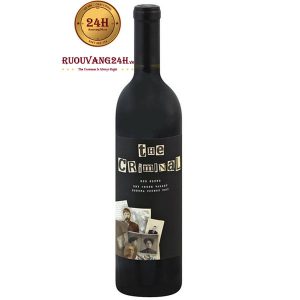 Rượu Vang The Criminal Red Blend
