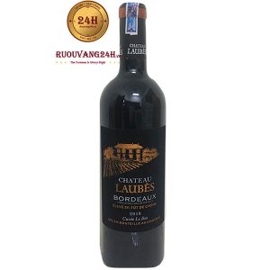 Rượu Vang Chateau LAUBES Mác Nhung