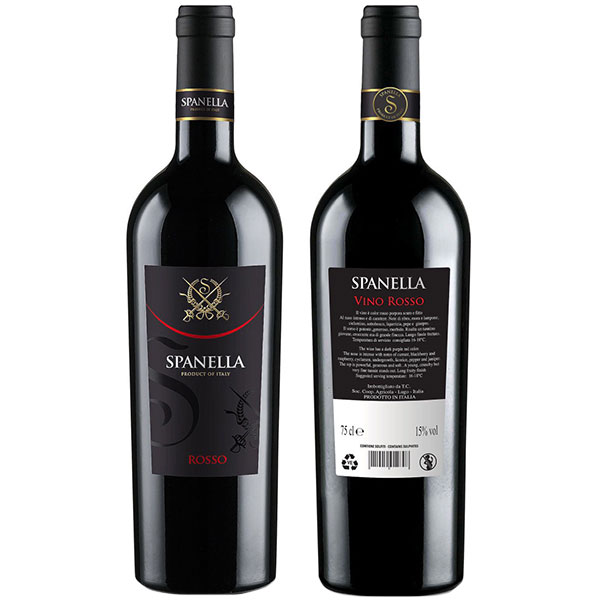 Rượu Vang Ý Spanella Rosso