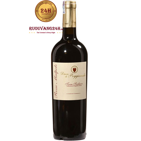 Rượu Vang Duca Di Poggioreale Rosso Malpelo