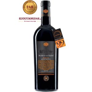 Rượu Vang Ronco Di Sassi Primitivo Appassimento 99 Điểm