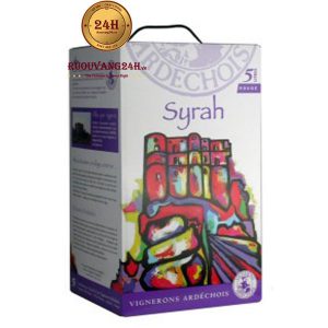 Rượu Vang Bịch Vignerons Ardechois Syrah