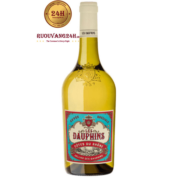 Rượu Vang Trắng Celliers Des Dauphins Les Dauphins