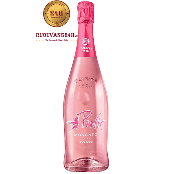 Rượu Vang Nổ Tosti 1820 Pink Moscato