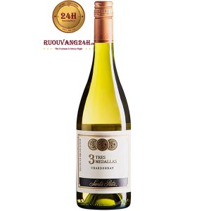 Rượu Vang Santa Rita 3 Tres Medallas Chardonnay