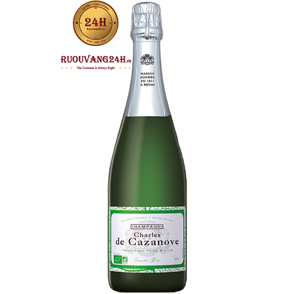 Rượu Champagne Charles De Cazanove Cuvée Bio Limited Edition