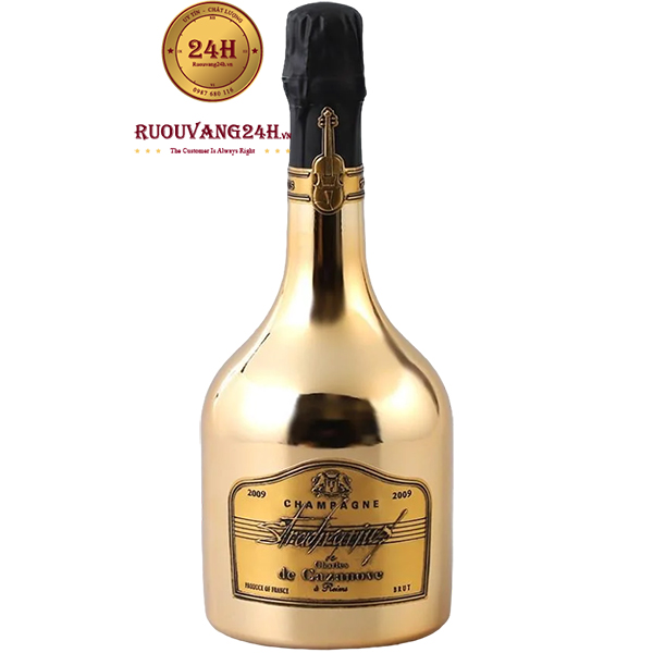 Rượu Champagne Charles De Cazanove Stradivarius Gold Brut Millésimé