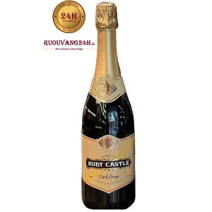 Rượu Vang Nổ Ruby Castle Sparkling Dark Grape