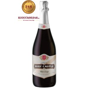 Rượu Vang Nổ Ruby Castle Sparkling White Grape