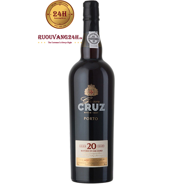 Rượu Vang Porto CRUZ Gran 20 Years Old