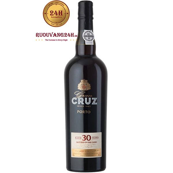 Rượu Vang Porto CRUZ Gran 30 Years Old