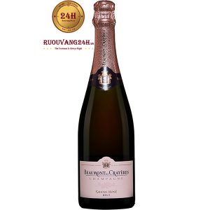 Rượu Champagne Beaumont Des Crayères Grand Rosé