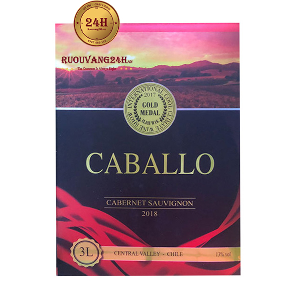 Rượu Vang Bịch Caballo Cabernet Sauvignon