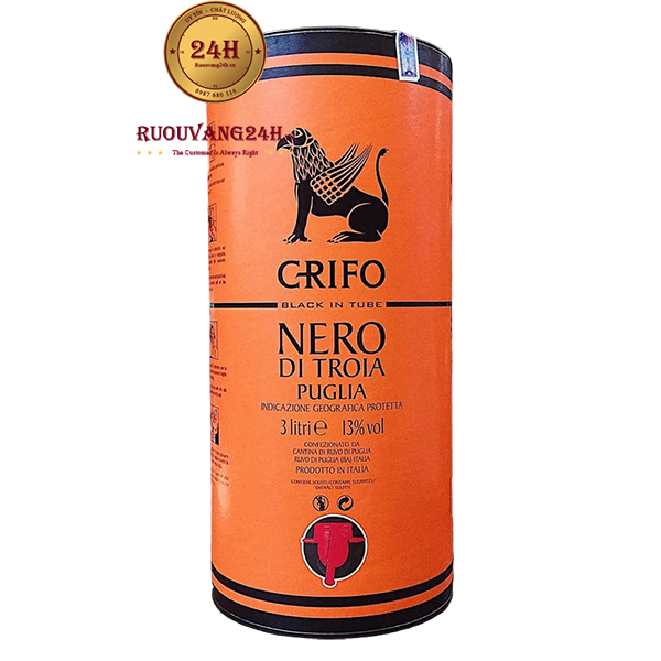 Rượu Vang Bịch Crifo Nero Di Troia Puglia