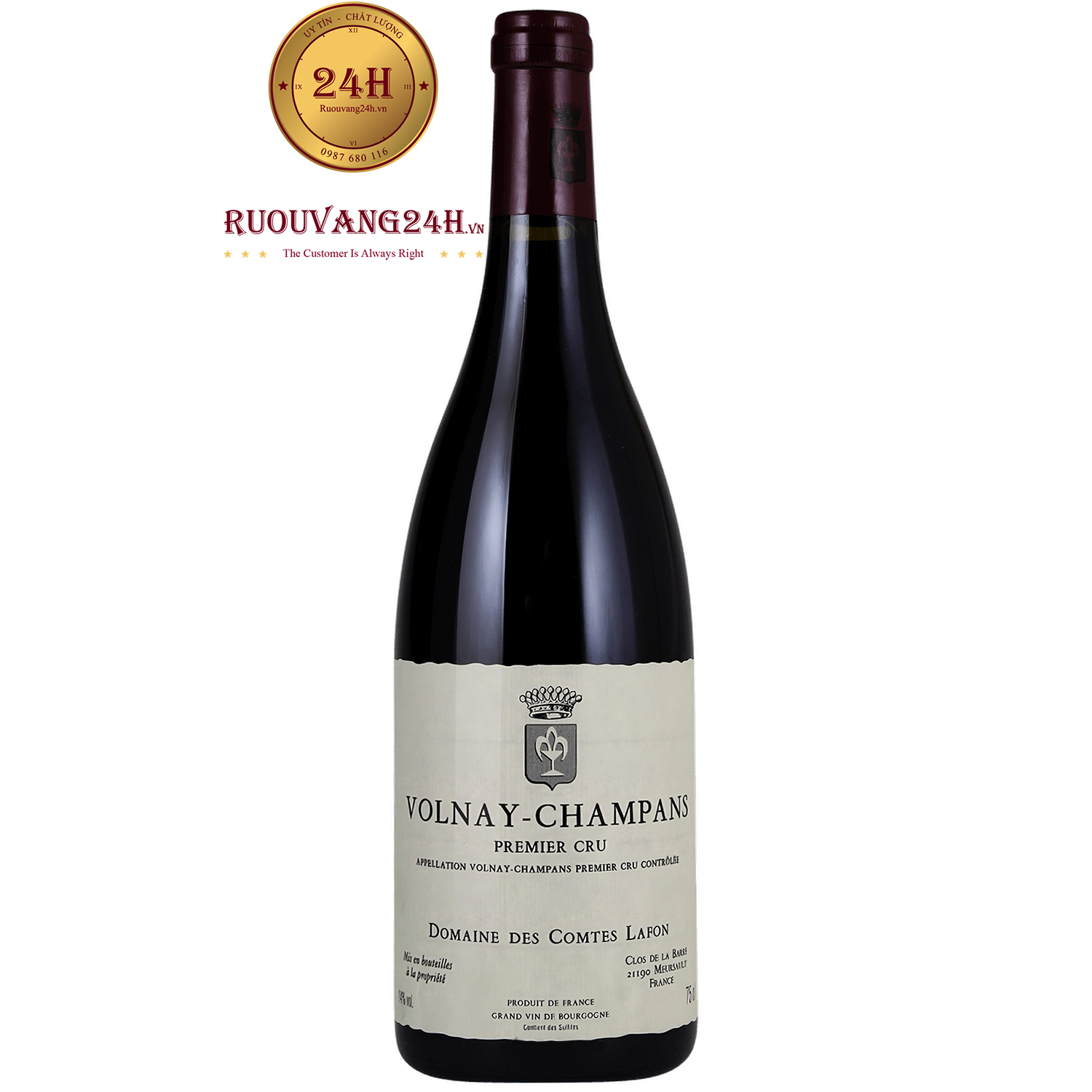 Rượu Vang Domaine Des Comtes Lafon Volnay Champans Premier Cru