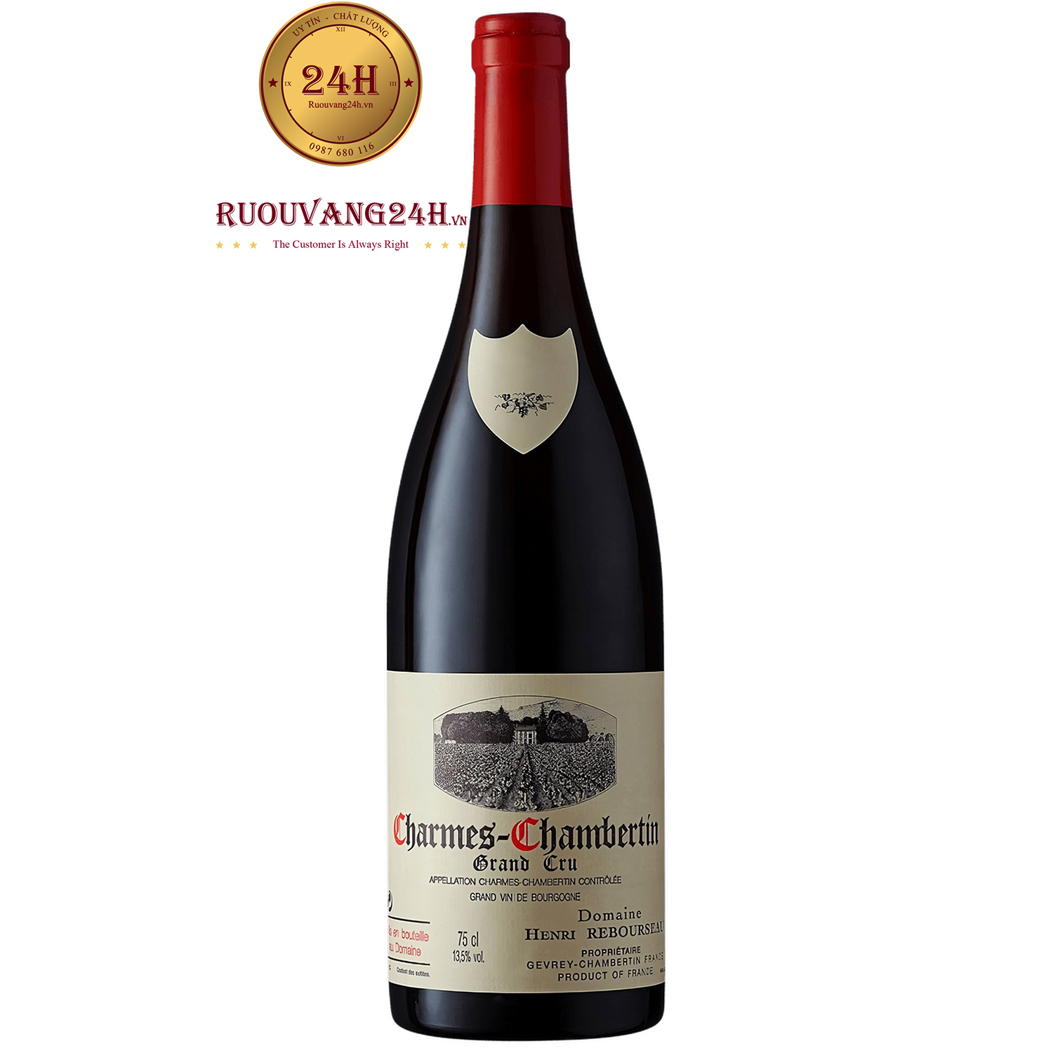 Rượu Vang Domaine Henri Rebourseau Charmes Chambertin Grand Cru