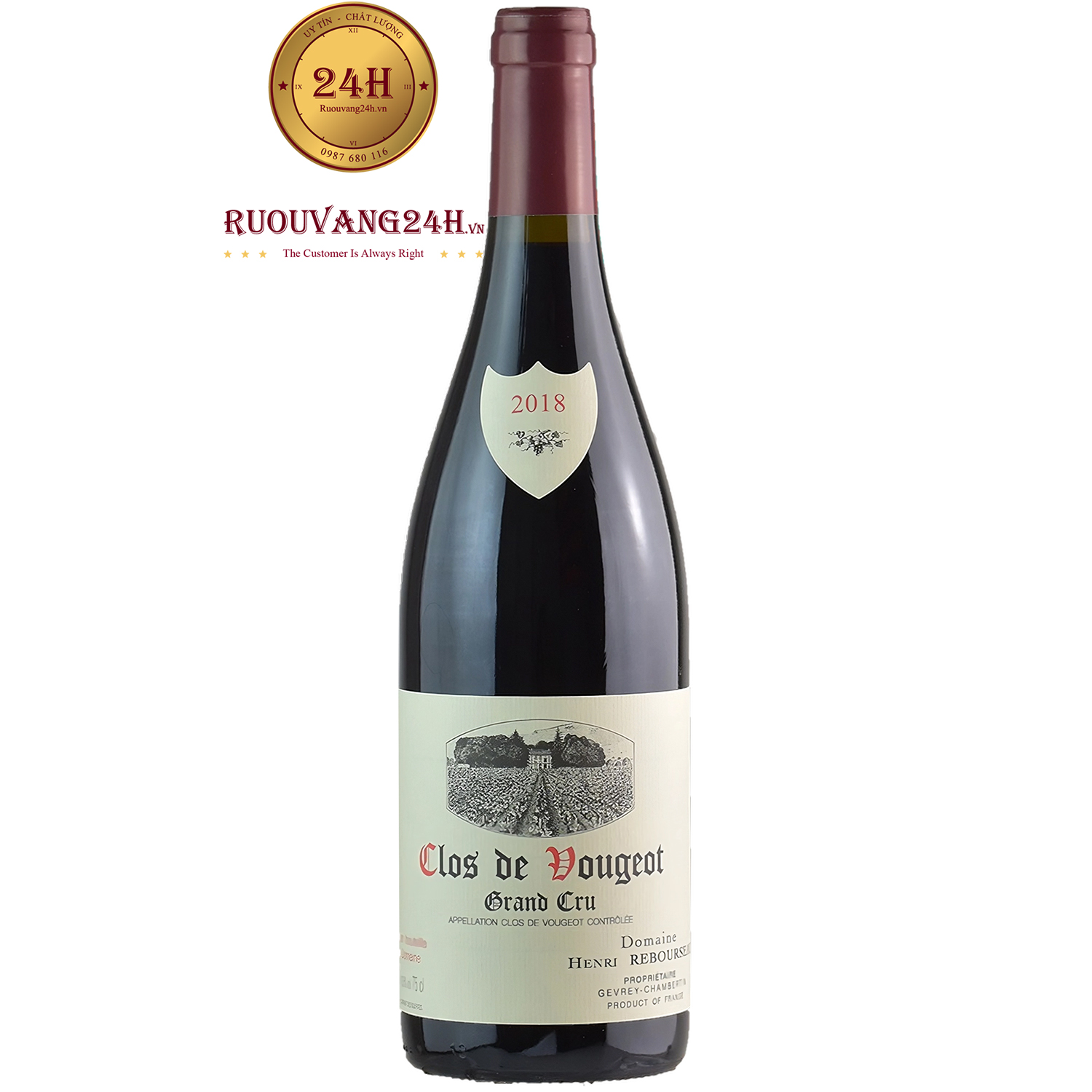 Rượu Vang Domaine Henri Rebourseau Clos De Vougeot Grand Cru
