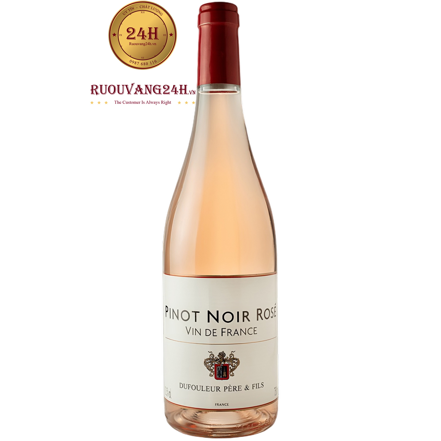 Rượu Vang Dufouleur Père & Fils Pinot Noir Rosé Vin De France