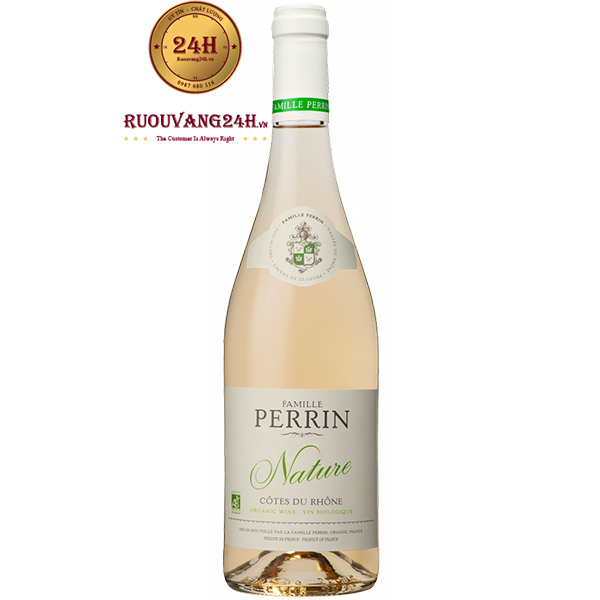 Rượu Vang Famille Perrin Nature Côtes Du Rhône Rose