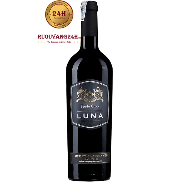 Rượu Vang Feudo Croce Luna Merlot – Malvasia Nera Salento