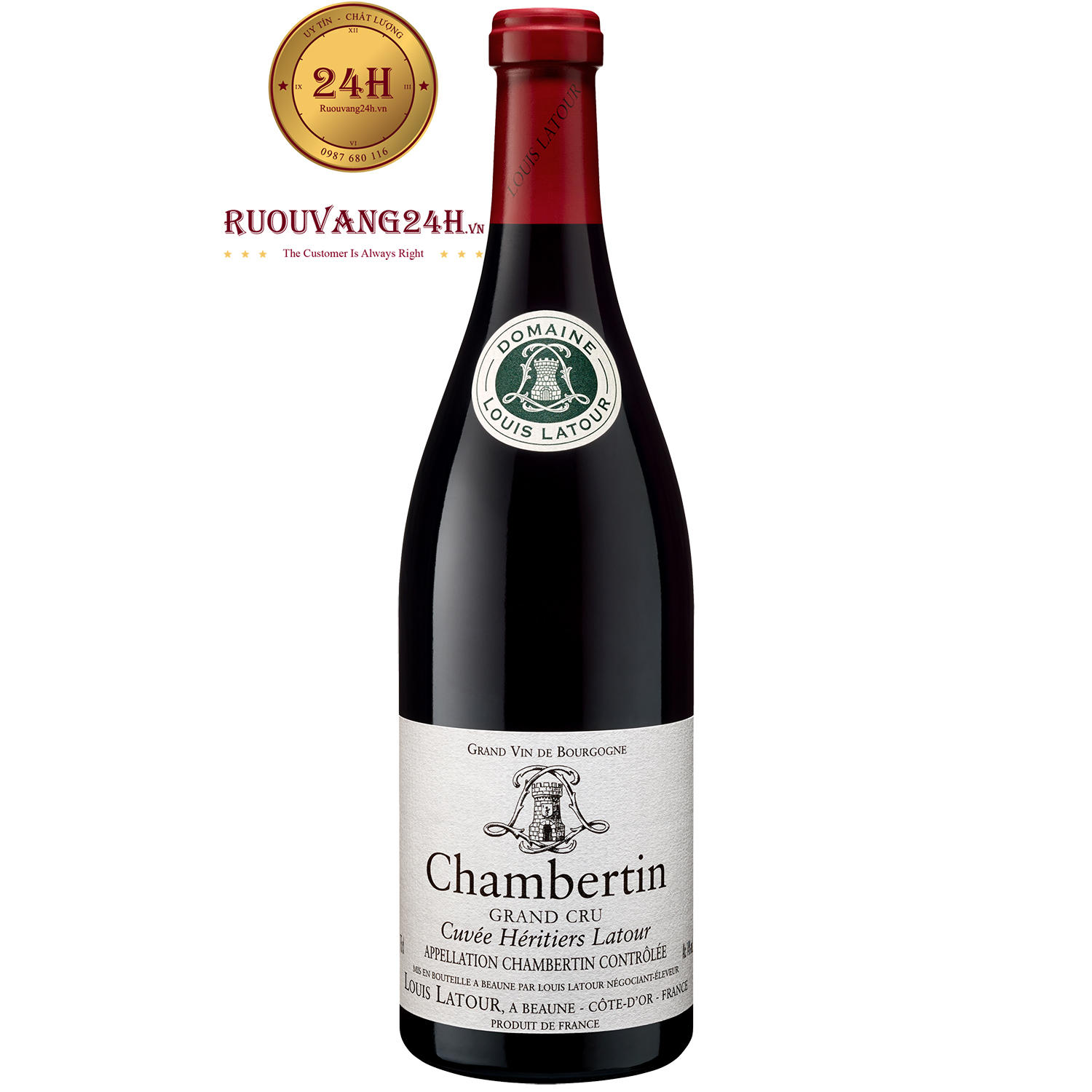 Rượu Vang Louis Latour Chambertin Grand Cru Cuvée Héritiers Latour