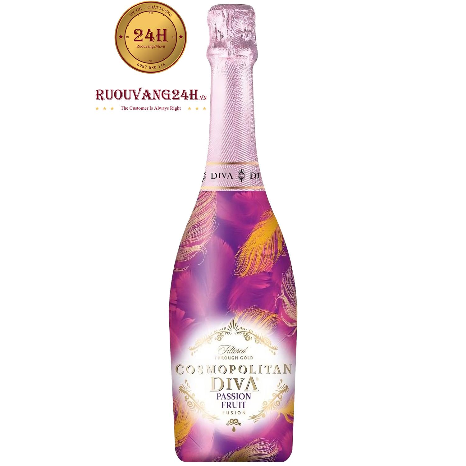 Rượu Vang Cosmopolitan Diva Passion Fruit