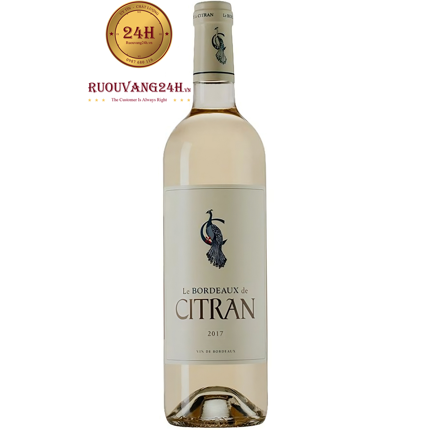 Rượu Vang Le Bordeaux De Citran Blanc