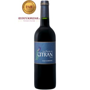 Rượu Vang Le Paon De Citran Haut Médoc