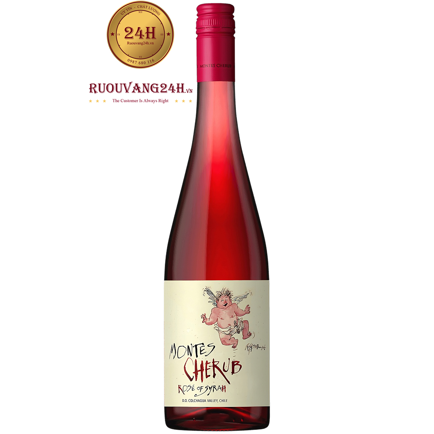 Rượu Vang Montes Cherub Rosé Of Syrah