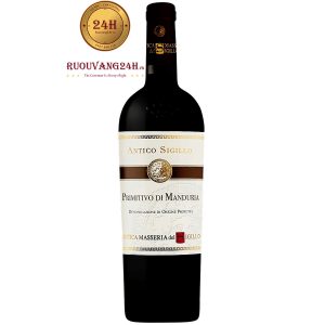 Rượu Vang Tenute Emera Antico Sigillo Primitivo Di Manduria