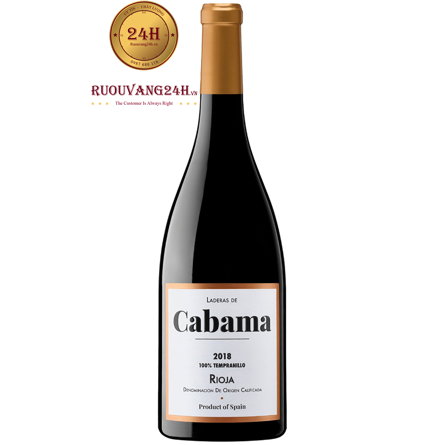 Rượu Vang Valenciso Laderas De Cabama – Nhãn Trắng