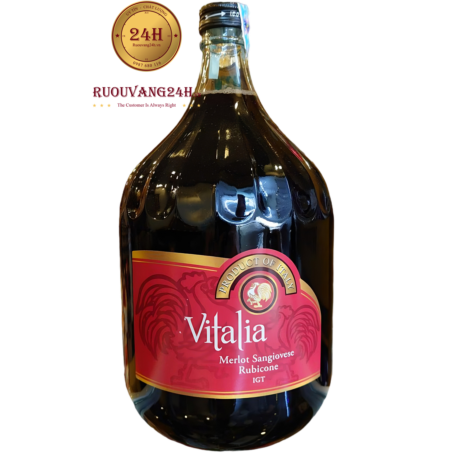 Rượu Vang Vitalia Merlot – Sangiovese Rubicone