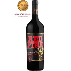 Rượu Vang Ý Red Fire Primitivo Puglia