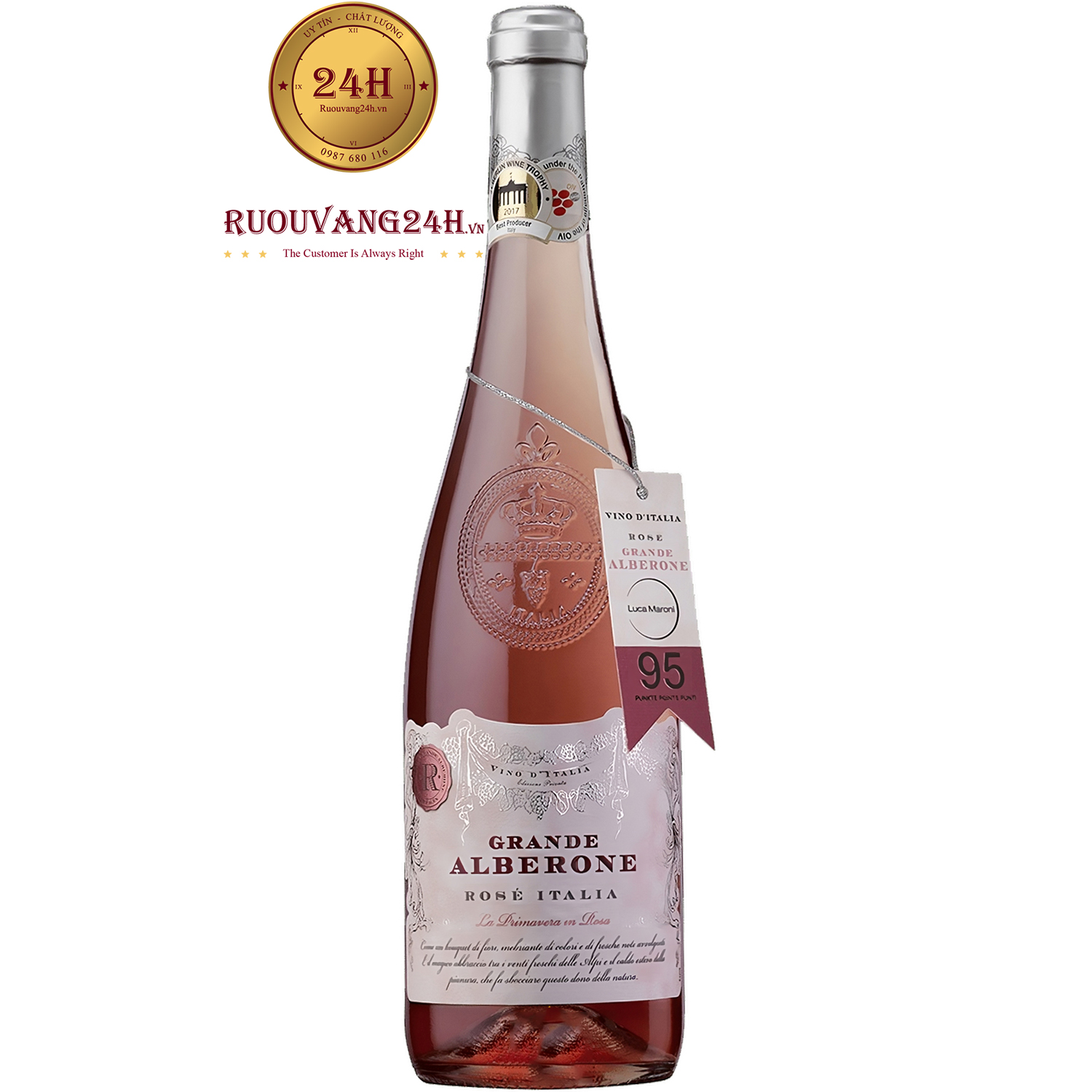 Rượu Vang Grande Alberone Primavera Rose