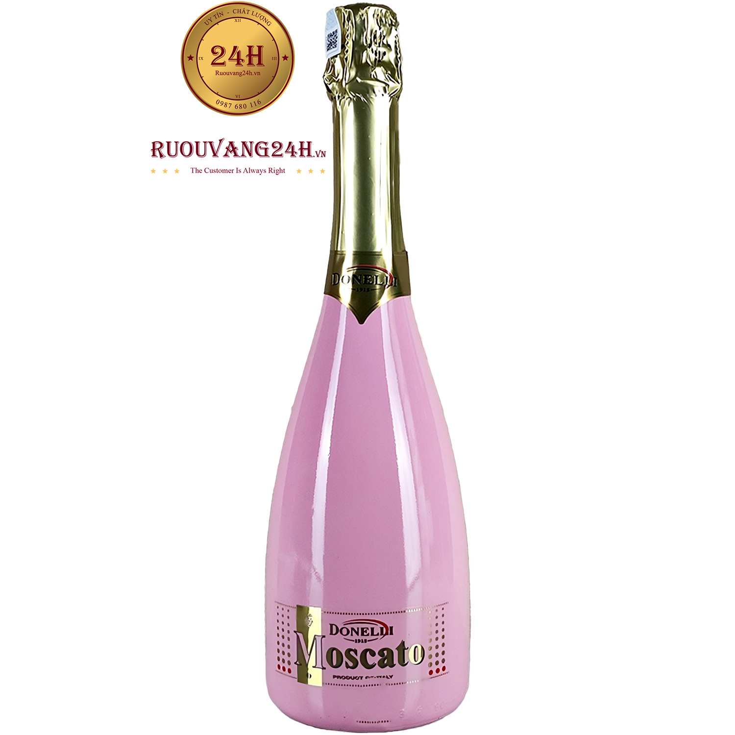 Rượu Vang Nổ Donelli Moscato Rose