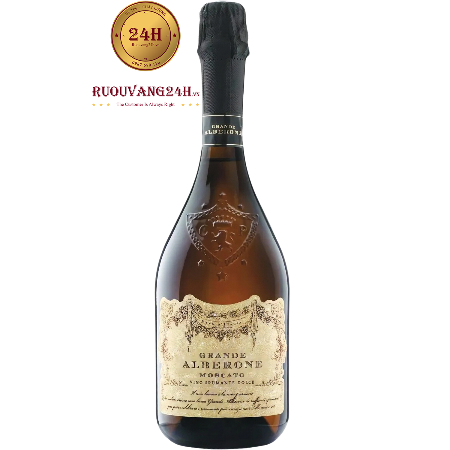 Rượu Vang Nổ Grande Alberone Moscato