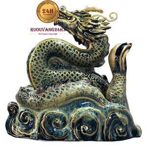 Rượu Linh Vật Rồng Sứ Long Vân Hội Lộc 2024