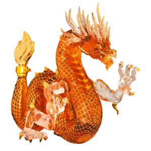 Rượu Long Khí Sinh Tài Rồng Thủy Tinh