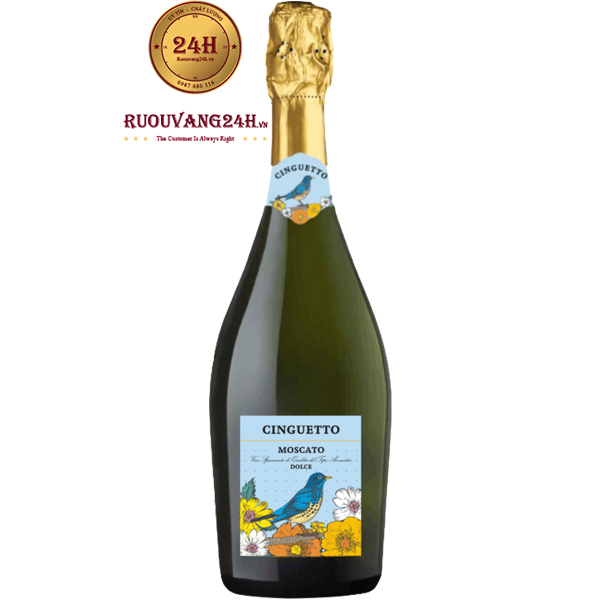 Rượu Vang Cinguetto Moscato Dolce
