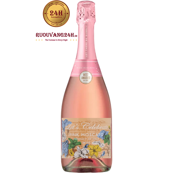 Rượu Vang Let’S Celebrate Pink Moscato