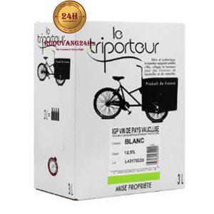 Rượu Vang Bịch Le Triporteur Blanc